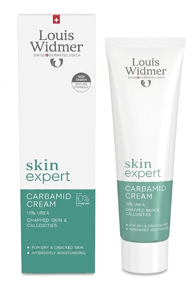 Louis Widmer Skin Expert Carbamid Cream 10% Urea &ndash; Intensive Moisturizer for Dry, Chapped Skin &amp; Callosities - 100ml