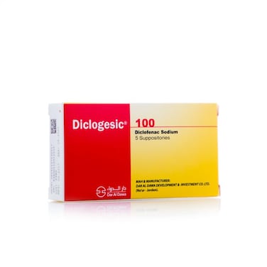 Diclogesic 100Mg Rectal Suppositories 5S