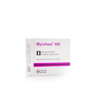 Mycoheal 400 Mg Vaginal Suppositories 3's