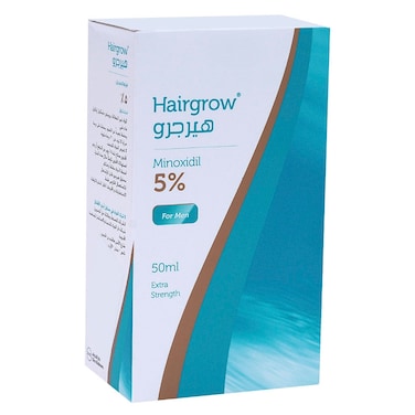 محلول مينوكسيديل الموضعي Hairgrow 5% للرجال 50 مل