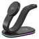 3 in 1 Phone / Earphone / Watch Universal Wireless Charger &ndash; Black