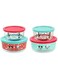 Pyrex Glass 8-piece Decorated Food Storage Set - Mickey &amp; Minnie