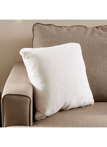 Box Filled Cushion Polyester Cream 45x10x45centimeter