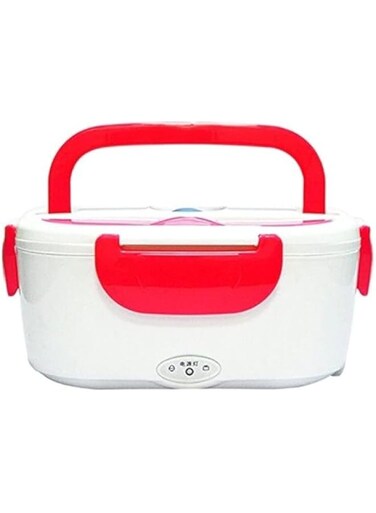 Dubai Gallery Electric Lunch Box White/Pink 22X15X10Centimeter AMZ-N32011127A