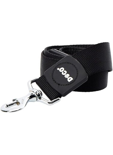 Doco 4 Feet Signature Nylon Leash, Extra Large, Black