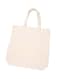 Set Of 10 Natural Cotton Canvas Tote Bags White 42x38cm