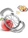 Slicer, Apple Slicer and Corer, All-metal Construction Apple Cutter with 12 Stainless Steel Blades, Large Apple Corer Slicer for Up to 4 IN Apples with Comfortable Wider Non-slip Handle