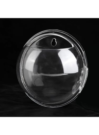 Shanrya Wall Mounted Transparent Acrylic Fish Bowl, Hanging Fish Bowl, for Fish Tank Aquarium