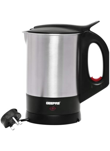Geepas GK165 1.8L Electric Kettle - Portable Fast Boil for General Use, Concealed Stainless Steel Body   Ideal for Tea, Coffee, &amp; Water   2 Years Warranty