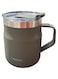 LocknLock Metro Mug 355ml Khaki &ndash; Double-Wall Insulated Stainless Steel Mug with Spill-Resistant Lid