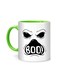 Styles Ghost Boo Design Printed Mug White/Green