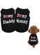 DERUILA 2 Pack Puppy Shirt for Small Dog Boy-Dog Clothes Pet Fashion Casual Breathable Comfortable Apparel Outfits for Dog Cat
