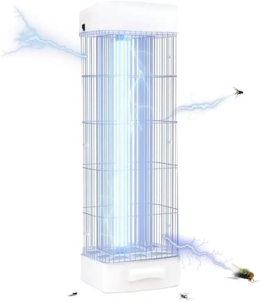 Electric Flying Insect Killer &ndash; 3800V High-Power Bug Zapper with Thai UV Bulb, Safe Metal Guard &amp; Large Coverage for Home, Majlis &amp; Outdoor Use
