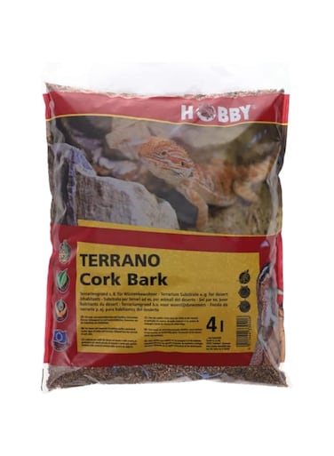 Hobby Terrarium Substrates, Terrano Cork Bark 4 L