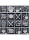 THE WHITE SHOP 24PCS Tile Stickers Oil Proof Antique Self-Adhesive Decorative Tile PVC Stickers for Kitchen Bathroom Home Decors New Wall Stickers 20 x 20cm