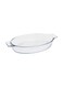 800ml Glass Baking Tray RF12792 Oval Dish Perfect for Baking and Serving Oven, Dishwasher and Freezer Safe