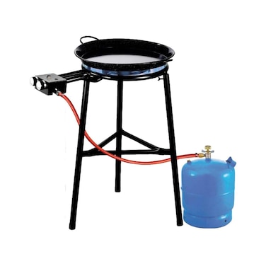 High-Power 18-Inch Outdoor Portable Gas Stove and Griddle Set for Camping &amp; Picnics

