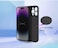 Case for Xiaomi 17 PRO Liquid Gel Rubber Bumper Case with Soft Microfiber Lining Cushion Slim Shockproof Protective with Camera Protection Cover for Xiaomi 17 pro (Black)