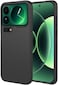 Case for Xiaomi 17 PRO Liquid Gel Rubber Bumper Case with Soft Microfiber Lining Cushion Slim Shockproof Protective with Camera Protection Cover for Xiaomi 17 pro (Black)