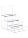 YARNOW 4 Tier Clear Acrylic Wallet Display Stand Holder Handbag Purse Display Stands Sunglasses Jewelry Stand Cosmetic Display Racks