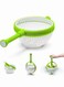 360 Degree Rotating Salad Dryer,Easy To Use Spinning Dryer With Foldable Handle,Wash Fruit Dryer Vegetable Quick Dry