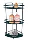 3-Tier Metal Triangle Corner Storage Shelf