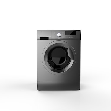 Sharp 7 Kg Front Loading Fully Automatic Washing Machine, 1200 RPM, Premium Metallic Grey, ES-FE712DLZ-S
