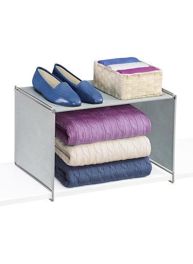 Lynk Vela Closet Organizer Extra Shelf-Platinum