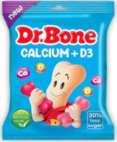 Dr.Bone Jelly Gum Vitamin D &amp; Calcium 50Gm