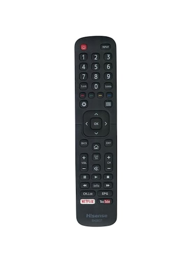 Remote Control for Hisense Television EN2B27 RC3394402 / 01 3139 238 29621 EN2B27