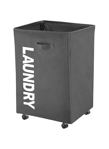 Tazweeq Laundry Basket,Heavy Duty Laundry Hamper Sorter Dirty Clothes Organizer Waterproof Foldable Laundry Bag For College Bathroom Travel Storage,Clothing Basket (Grayish)