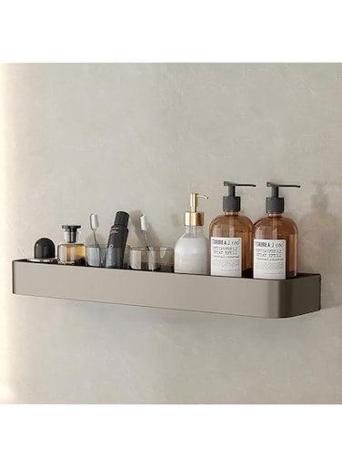 Generic Modern Wall Mount Shower Rack, 6-Shelf, Aluminum, Rust Proof, 5.2 cm x 15.5 cm x 62 cm, 10 kg Capacity