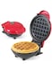 Humi Homes Waffle Maker, Electric Waffle Iron, Mini Waffles Maker For Home, Red - 350 Watts