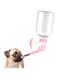 Khazna No Drip Dog Water Bottle, Small Medium Sized Dogs 15-30 lb, Cat Best Animal Wire Cage Feeder Leak-Proof Pet Kennel Dispenser Drinker BPA-Free (Pink, 11.2 Oz, 330 ML)