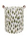 Sanjiaofen Large Storage Bins,Canvas Fabric Laundry Basket Collapsible Storage Baskets for Home,Office,Toy Organizer,Home Decor (Tree)