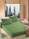 Faded Green Extra Deep Pocket Bed Sheets Cotton 3 Piece Sheet Set 200x200+35cm