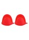 Pair of Thick Oven Pinch Mitts, Heat Resistant Anti-Scald Gloves for Cooking Pinch Grips, Pot Holder and Potholder for Kitchen, Food-Grade Silicone Red 15*5*10cm