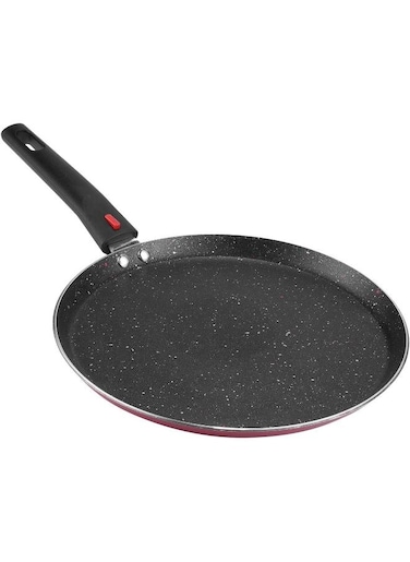 Popular Non Stick Dosa/Egg/Pancake/Crepe Tawa 28cm with Sturdy Riveted Bakelite Handle