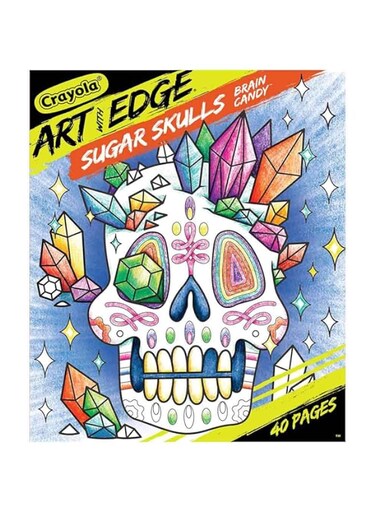 Crayola Sugar Skulls Coloring Book, Volume 3, Teen Coloring, (Page Count/Style May Vary)