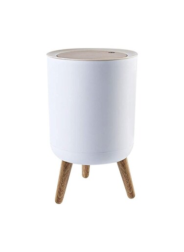 can&iuml;&frac14;&OElig;7Liter/1.8 Gallon Garbage can with Press top Lid&iuml;&frac14;&OElig;Nordic Modern Waste Basket&iuml;&frac14;&OElig;Plastic Trash bin Suitable for Kitchen, Bathroom, Bedroom, Living Room, Office, Outdoor&iuml;&frac14;&OElig;Dog Proof Trash can