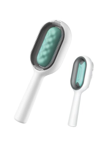 Oasisgalore Pet Knot Remover   4 In 1 Dog Matted Hair Remover - Water Tank Design Double-sided Dog Detangler Brush With Round Comb Teeth For Pet