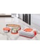 MILTON Flatron Electric Stainless Steel Tiffin, Grey Red