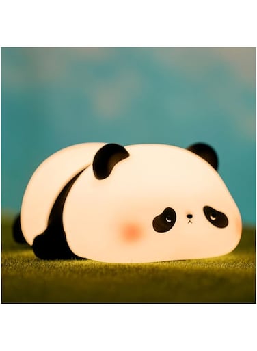 DREAMING MY DREAM Cute Panda Night Light, LED Squishy Novelty Animal Night Lamp, 3 Level Dimmable Nursery Nightlight for Breastfeeding Toddler Baby Kids Decor, Cool Gifts Kids (Panda Pangda)