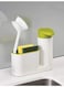 Countertop Kitchen Organiser For Storage Box Small Comes With a Pressure Bottle Can Store Detergent, Dishwashing Cloth, Cleaning Brush