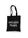 Reusable Eco-Friendly Black Cotton Canvas Tote Bag/Grocery Shopping Bag/Shoulder Bag St Things