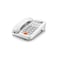 Corded Desktop Telephone with LCD Display, Large Button Keypad, Caller ID, White