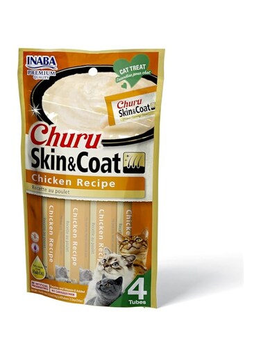 Inaba Churu Skin and Coat Chicken - 56g
