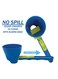 Protein Powder Sliding Spoon Egg Yolk Separation Funnel Coffee Baby Milk Powder Leak-Proof Spoon
