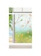 Sweet seven Stained Glass Window Film, Window Privacy Film , Birds Decorative Window Film, Frosted Anti Glare UV Blocking Non-Adhesive Static Cling for Home Bathroom Kitchen Office 17.7 x 78.7 Inch