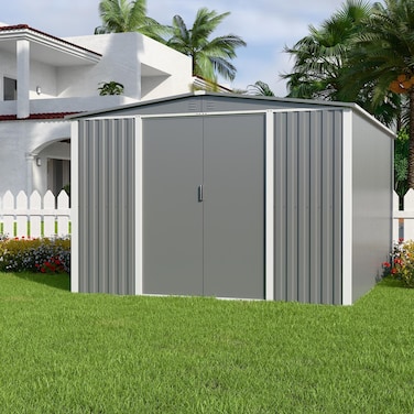 GARDEN SHED/STORAGE ROOM GREY COLOR WITH 2 YEARS WARRANTY